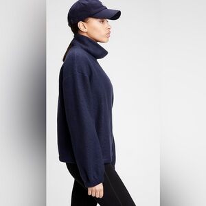 Gap Fleece Turtleneck Sweatshirt (navy)